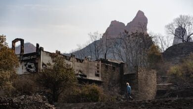 Пожар в Лас-Медулас: уникальный памятник природы и истории пострадал от огня