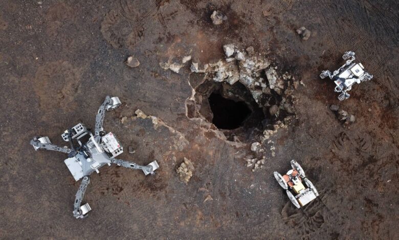 Spanish Cave in Lanzarote Becomes Testing Ground for Lunar Robots