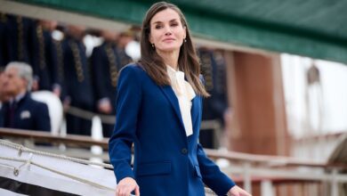 Гардероб королевы Летиции: безупречный деловой стиль для испанской осени