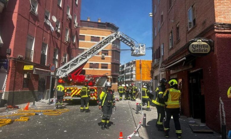 Una explosión en un bar de Madrid deja numerosos heridos