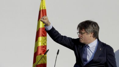 Полиция Каталонии не стала задерживать Пучдемона на митинге в Барселоне