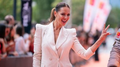 Ева Гонсалес показала как носить костюм летом в стиле королевы Летисии