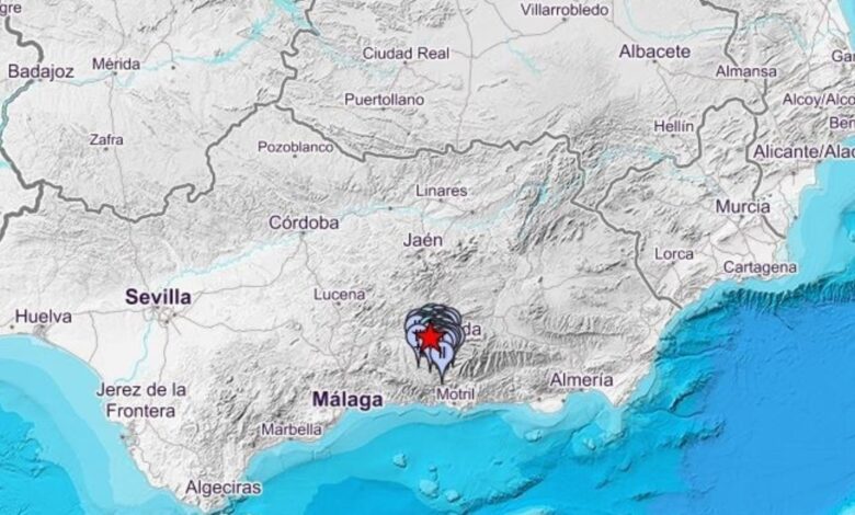 En las afueras de Granada se registra de noche un temblor de magnitud 3.1