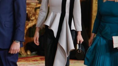 Мануэла Вильена показала андалузский шик на приеме в Королевском дворце