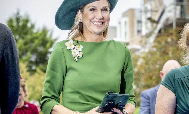 Элегантный образ королевы Максимы на открытии штаб-квартиры Philips