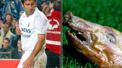 Луиш Фигу вновь появляется на стадионе Барселоны в роли представителя УЕФА