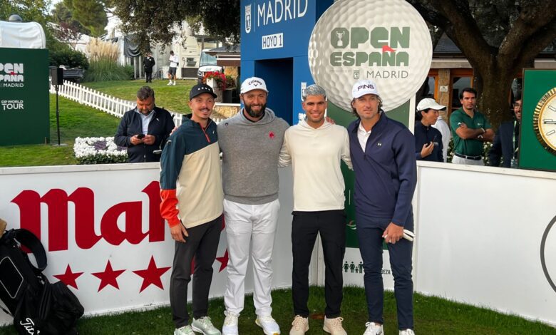 Carlos Alcaraz and Jon Rahm Played Together at a Tournament in Madrid