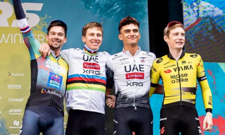Primož Roglič Triumphantly Concludes Cycling Festival in Andorra Among the Stars