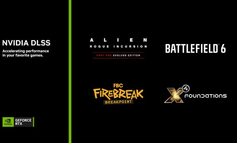 NVIDIA Rolls Out DLSS 4 in New Hits Battlefield 6 and Alien Rogue Incursion