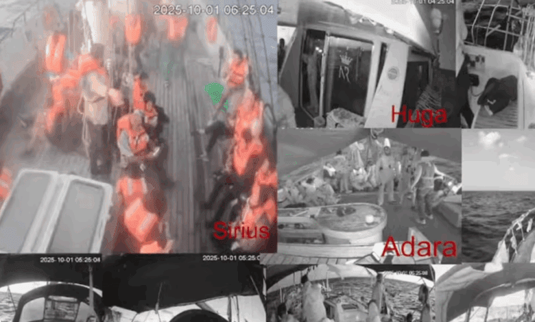 Spanish Flotilla Carrying Humanitarian Aid to Gaza Faces Threats at Sea