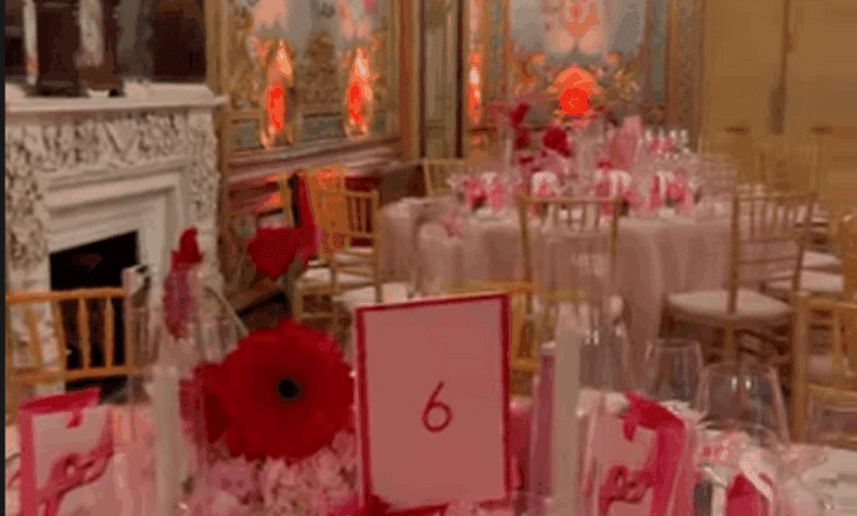 Madrid’s Palacio de Santoña Turns Pink at ELLE for Hope Gala