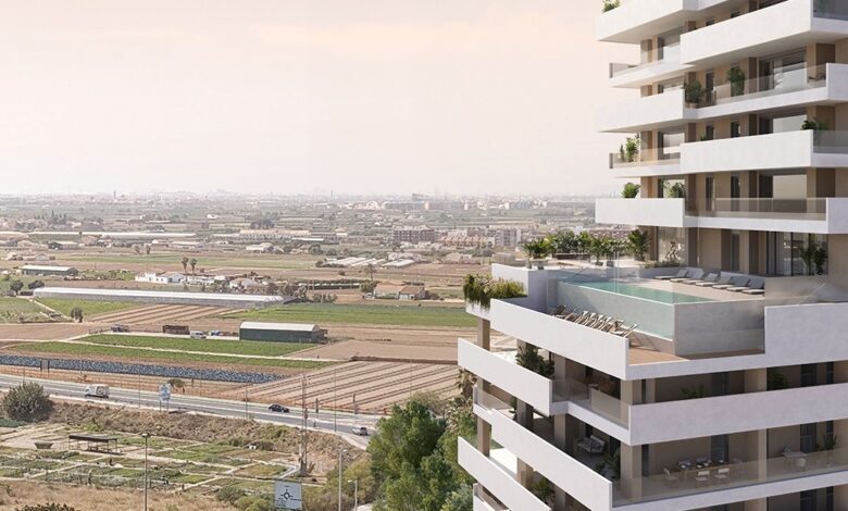 En Valencia se construye un nuevo rascacielos con apartamentos desde 400 mil euros