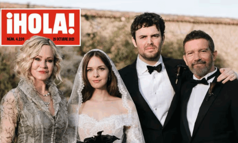 La boda de la hija de Banderas y el drama de Lydia Lozano en el repaso a las revistas del corazón españolas