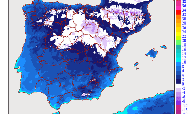 Arctic Cold Sweeps Across Spain: Snow and Sudden Temperature Drop in the North