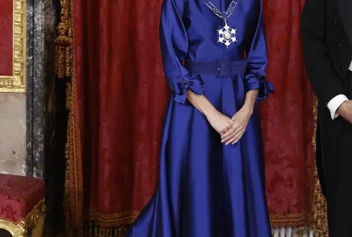 Queen Letizia Surprises Guests at Dinner with Oman Sultan by Wearing Rare Tiara