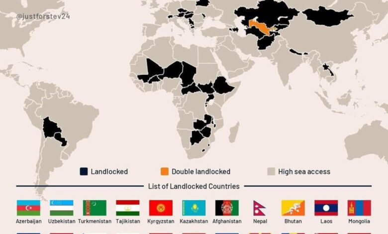 Какие страны мира не имеют выхода к морю и как это влияет на их развитие