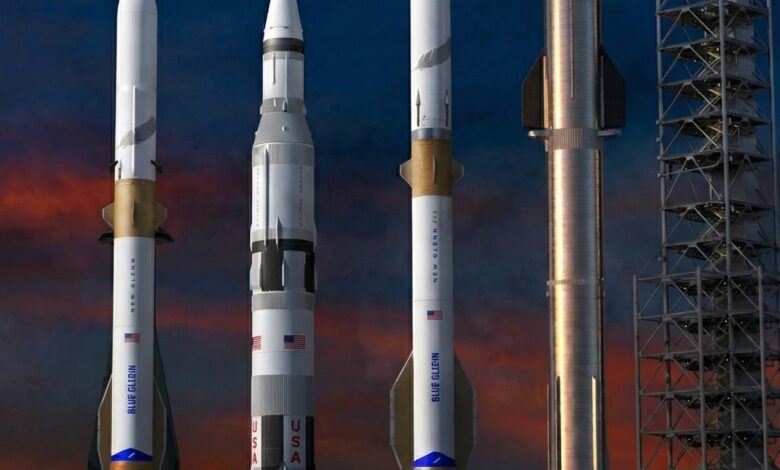 Blue Origin Prepares a New Super Heavy Rocket to Rival SpaceX