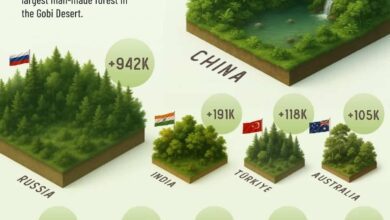 Какие страны увеличили лесные площади больше всего за последнее десятилетие