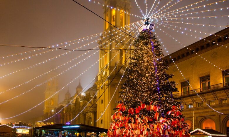 Christmas Lights in Zaragoza 2025: Date and Time of the Grand Switch-On