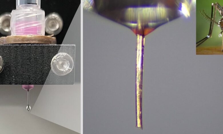 Scientists Develop Ultrathin 3D Printing Nozzle Inspired by Mosquito Proboscis
