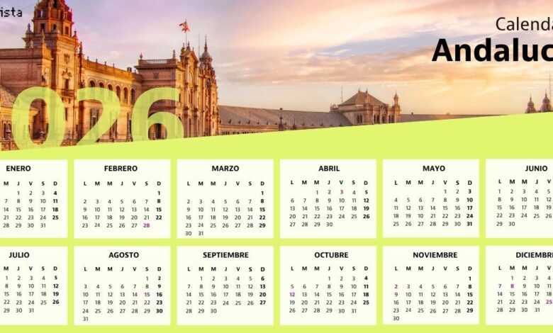 Andalusia Work Calendar 2026: All Public Holidays and Days Off