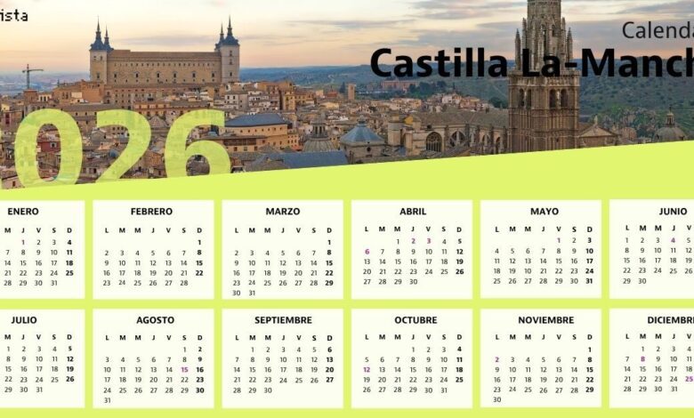 Производственный календарь Кастилии-Ла-Манчи на 2026 год: все праздники и выходные