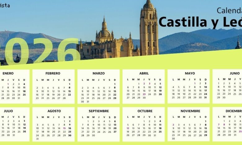 2026 Work Calendar for Castile and León: Full List of Public Holidays