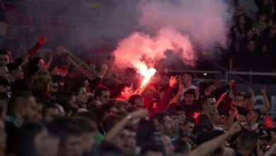 Беспорядки и поджоги на марше в Бильбао перед матчем Euskadi–Palestina