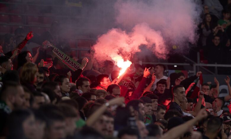 Беспорядки и поджоги на марше в Бильбао перед матчем Euskadi–Palestina