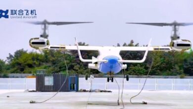 В Китае провели первые испытания беспилотного конвертоплана R6000 для пассажирских перевозок