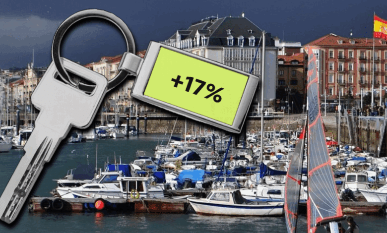 In Santander, housing prices hit record highs and rapidly outpace the Spanish average