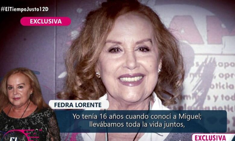La estrella de la televisión española de los 80 Fedra Lorente, al borde de la pobreza
