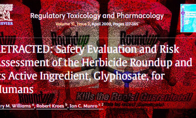 Через четверть века: статья о безопасности глифосата официально отозвана