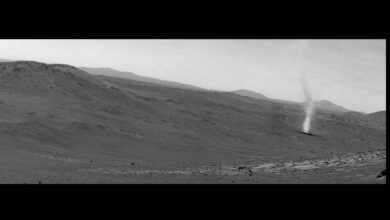 NASA впервые записало электрические разряды в марсианских пылевых вихрях