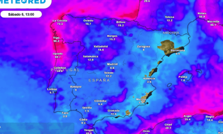 Rain and Fog to Sweep Across Spain: Weather Forecast for the Coming Weekend
