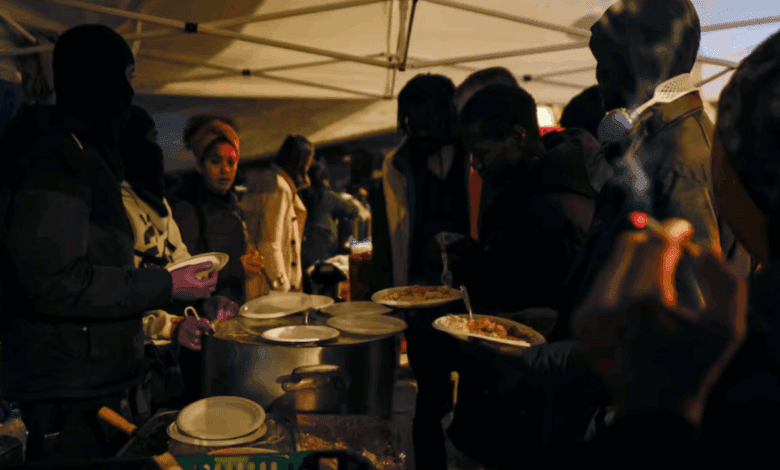 Over 80 People Spend Christmas in Tents Under a Bridge in Badalona