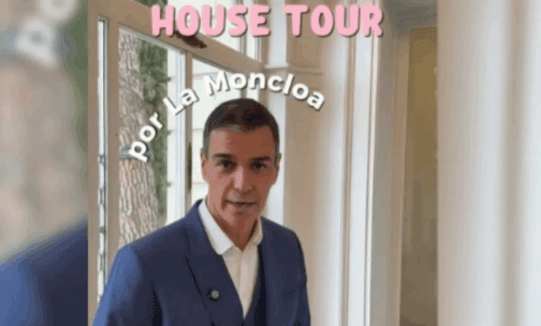 Pedro Sánchez muestra interiores inéditos del Palacio de la Moncloa en un video único