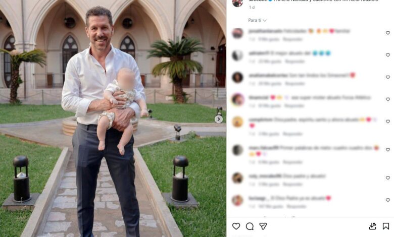 Simeone Family Celebrates Coach’s Grandson’s Christening in Argentina