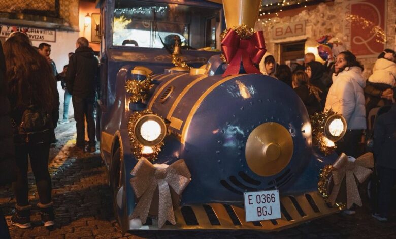El tren navideño mágico en Madrid: un viaje por las montañas y un encuentro con la magia