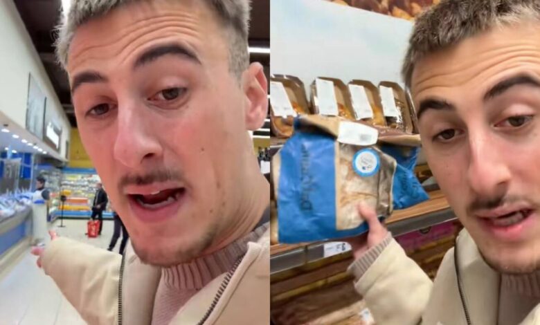 Compra en un supermercado gallego vista por un bloguero: gastronomía con humor y mariscos