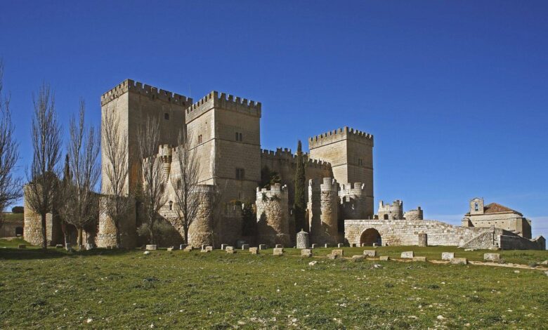 Gothic castle in Palencia where Madrid regained its status as Spain’s capital