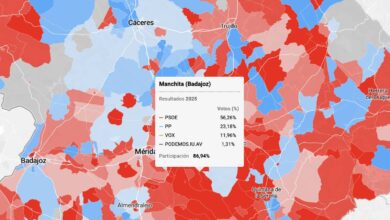 Как распределились голоса на выборах 21 декабря в Эстремадуре по районам