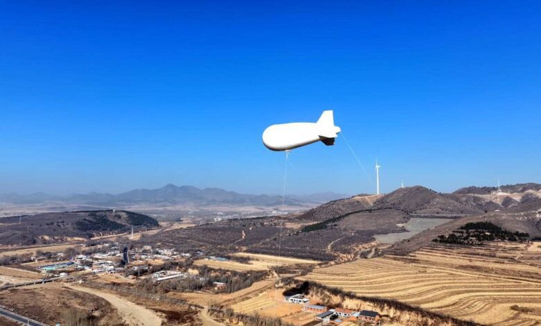 China Tests First Electric Aerostat for Infrastructure Monitoring