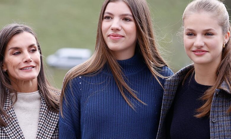 Spanish Royal Family attends Rent musical in Madrid as a family outing