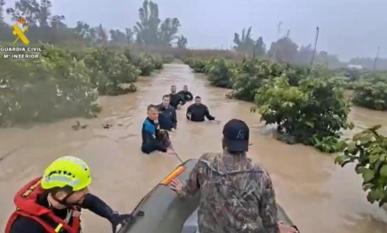 Emergency Evacuation in Jerez as the Guadalete River Overflows