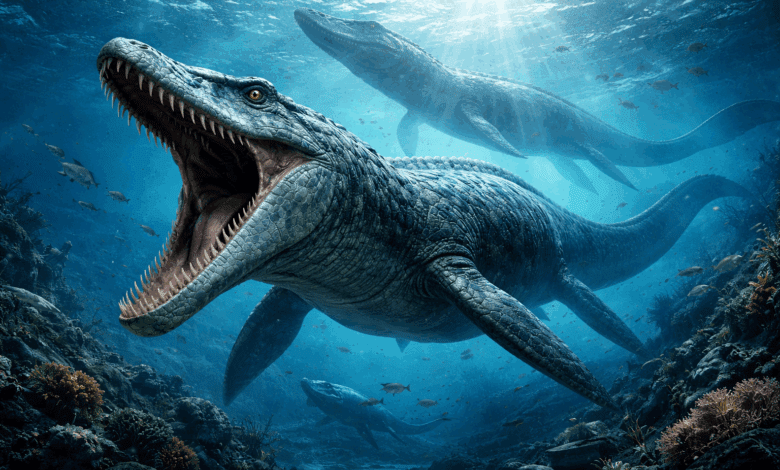 Giant sea reptiles hunted not only in oceans but also in rivers