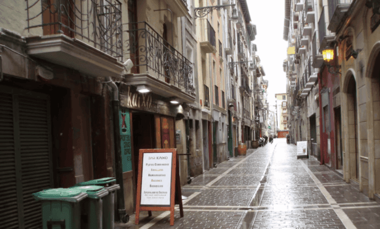 San Nicolás Street in Pamplona is the world record holder for bars per meter