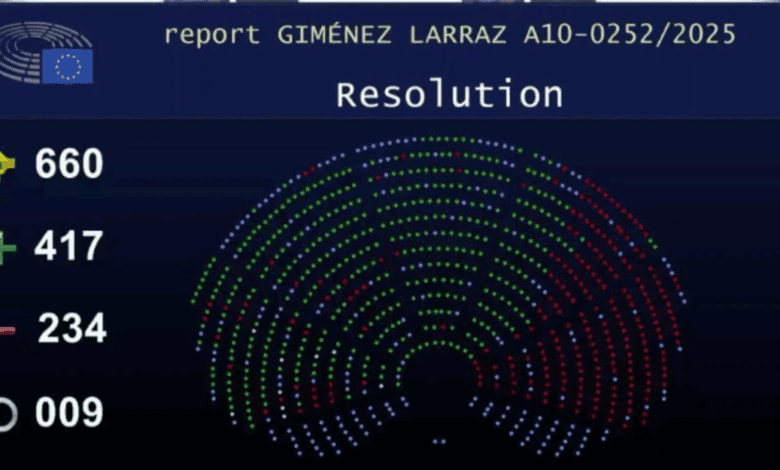 European Parliament Pressures Spain to Approve Reform Threatening Nationalists