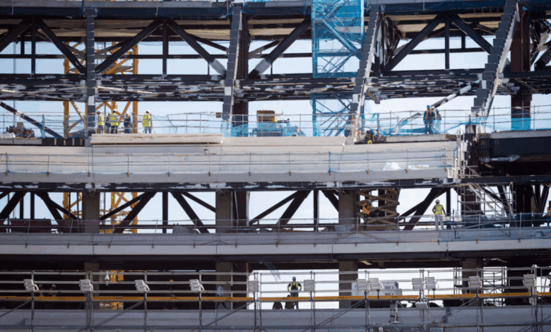 Camp Nou construction workers launch indefinite protest over mass layoffs