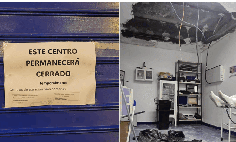 Madrid Shuts Health Center in Vallecas After Ceiling Collapse